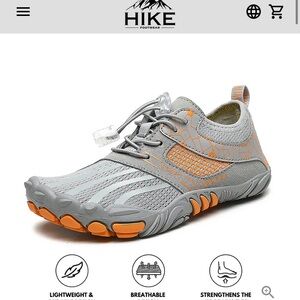 Hike Teens - Non-Slip Barefoot Shoes for Kids size 3.5